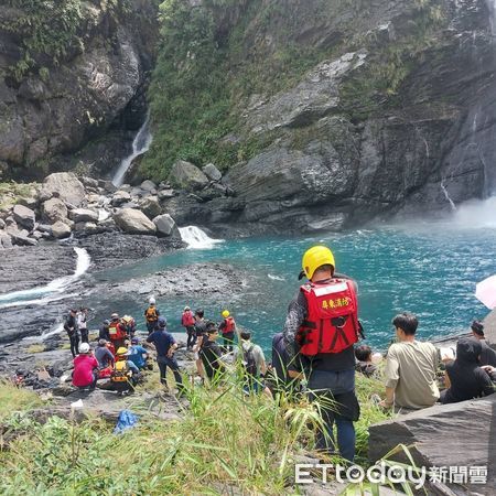 ▲▼ 屏東瑪家鄉沙拉灣瀑布今日發生一起溺水案件            。（圖／記者陳崑福翻攝）