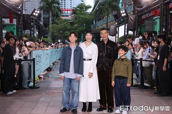 ▲▼ 《他年她日》首映會, 陳澤耀,韓佩瑤,王子軒,黃梓曜  。（圖／記者徐文彬攝）