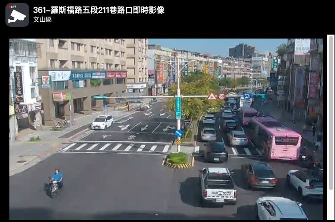 ▲▼羅斯福路五段211巷路口即時影像。（圖／翻攝即時影像網站）