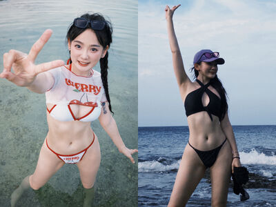 洗菜脫了!解放比基尼洩雙球 砸15萬獻「第一次」:超喘