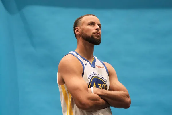 ▲▼NBA媒體日，勇士柯瑞、格林、巴特勒 。（圖／達志影像／美聯社）