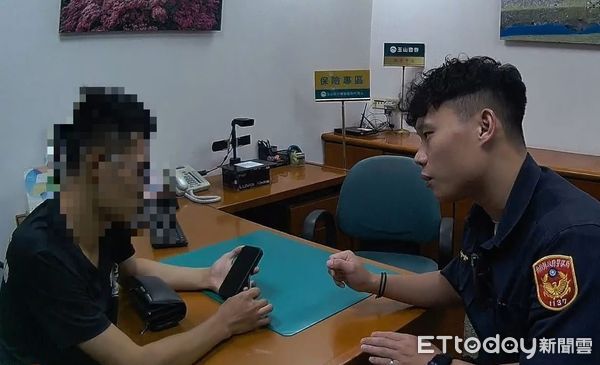 ▲剛退伍男子險遇詐騙，草屯警助其識破。（圖／記者高堂堯翻攝）
