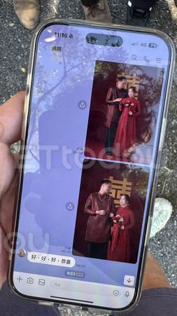 ▲大兒子4日才傳結婚照給媽媽，不到一個月又要辦喪事。（圖／記者陳以昇攝）