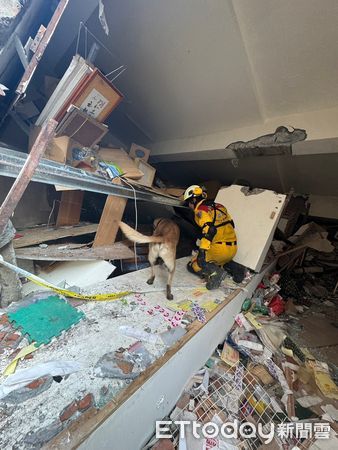 ▲台南市特搜隊支援花蓮堰塞湖災情，28日晚間平安返抵台南。（記者林東良翻攝，下同）