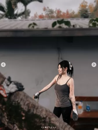 ▲▼祈錦鈅。（圖／翻攝自Instagram／maxinechiii）