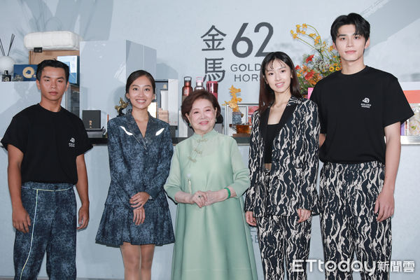 ▲▼「金馬62」記者會-陳淑芳、王品澔、何曼希、陳泰河、楊富江。（圖／記者周宸亘攝）