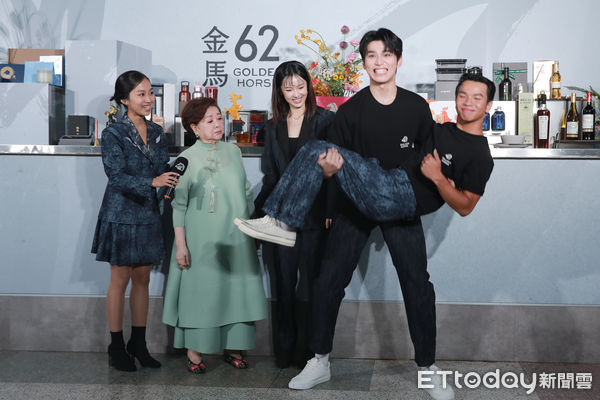 ▲▼「金馬62」記者會-陳淑芳、王品澔、何曼希、陳泰河、楊富江。（圖／記者周宸亘攝）