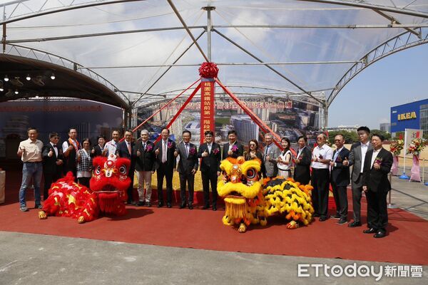 ▲▼高鐵桃園站前事業發展用地第1期開發區今動土。（圖／鐵道局提供）