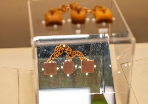 ▲▼北京故宮，田黃三聯印。（圖／翻攝北京日報）