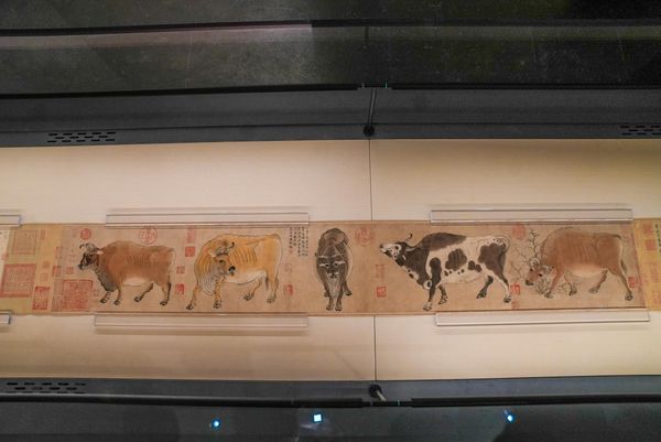 ▲▼北京故宮，《五牛圖》。（圖／翻攝北京日報）