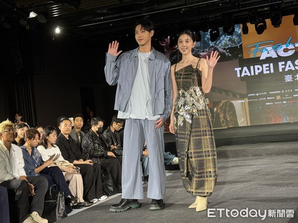 ▲邵雨薇、連晨翔一同出席活動。（圖／記者黃庠棻攝）