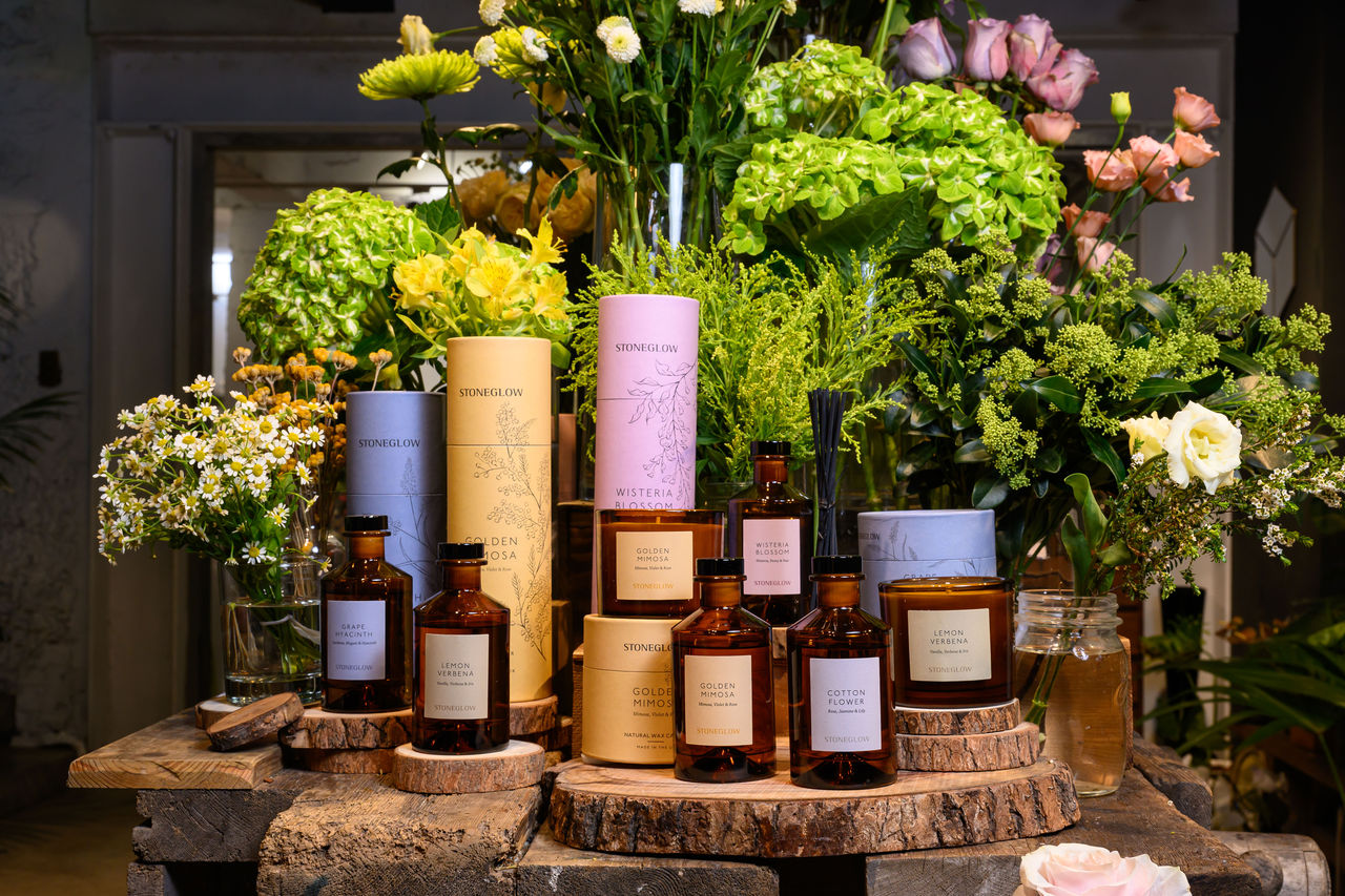 STONEGLOW,AROMATHERAPY ASSOCIATES,香氛,擴香瓶,香氛蠟,蠟燭,沐浴油,保養,。（圖／品牌提供）
