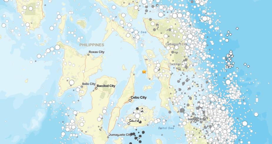 ▲▼菲律賓強震。（圖／翻攝USGS）
