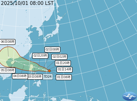 ▲▼未來一周天氣。（圖／氣象署提供）