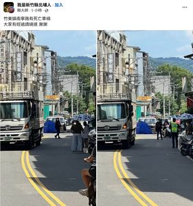 新竹8旬婦遇熟識貨車司機上前攀談　疑站視線死角慘遭輾斃