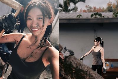 讓傅崐萁鏟泥被讚舒服!「H級周子瑜」被批災區擺拍 凌晨吐心聲