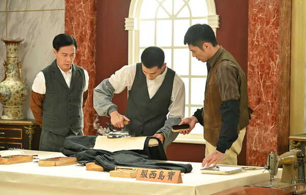 ▲《寶島西米樂 傳承》劇中展開緊張的西裝大賽。（圖／台視提供）