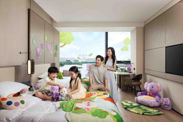 ▲台北國泰萬怡酒店原創IP主題房。（圖／台北國泰萬怡酒店提供）