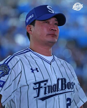 ▲▼吳昇桓引退儀式。（圖／三星獅臉書粉絲團）