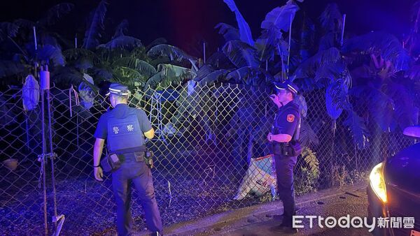 ▲里港警方利用無人機巡視香蕉園。（圖／記者陳崑福翻攝）