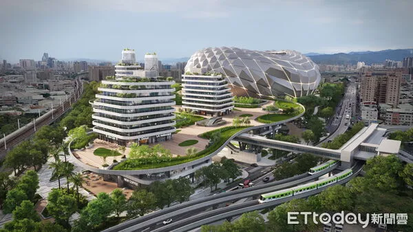 ▲▼ 新北市大巨蛋模擬圖-樹林 。（圖／新北市政府提供）     