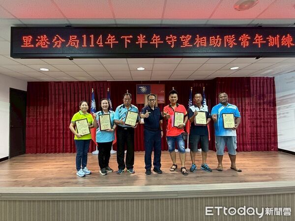 ▲里港警辦理守望相助隊訓練。（圖／記者陳崑福翻攝）