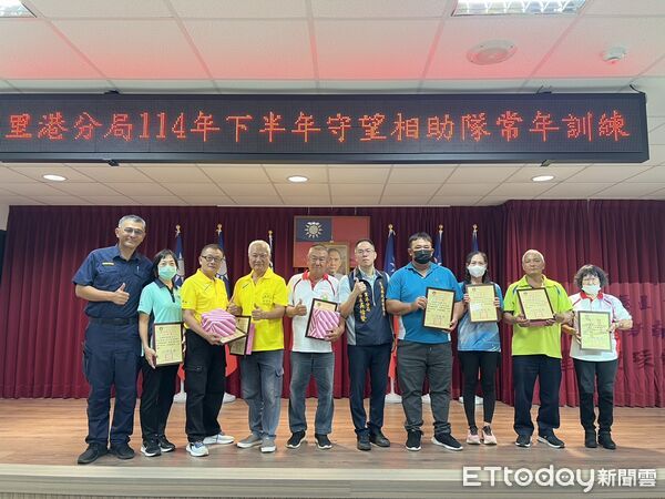 ▲里港警辦理守望相助隊訓練。（圖／記者陳崑福翻攝）