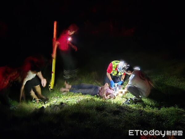 ▲車城消防分隊保力村救護。（圖／記者陳崑福翻攝）