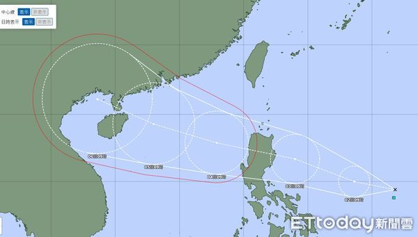 ▲▼熱帶低壓生成。（圖／翻攝日本氣象廳網站）