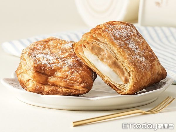 ▲▼beard papa`s10月推先喝道厚奶茶泡芙、餅乾巧酥泡芙持續開賣。（圖／beard papa`s提供）