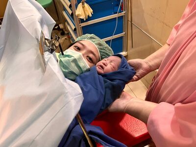 快訊／洪詩順產二寶！「臍帶像電話線纏脖」　出生低體溫驚險生產