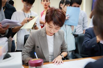 市長初選在即仍出任召委　陳亭妃：顧好台南災後重建預算最重要