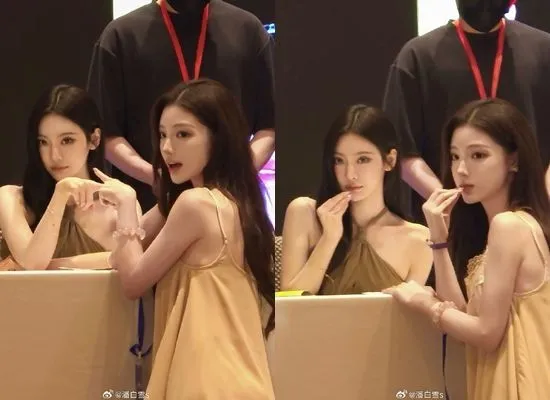 ▲寧寧和超正女粉絲合照。（圖／翻攝自推特）