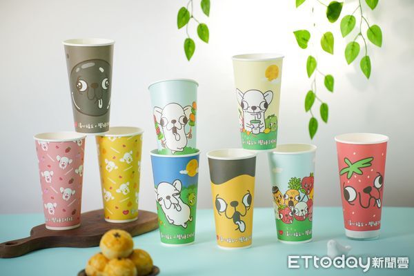 ▲▼清心福全推出第3波變種吉娃娃聯名紙杯。（圖／清心福全提供）