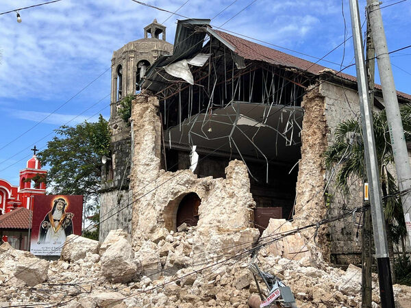 ▲▼  菲律賓6.9強震。（圖／達志影像／美聯社）