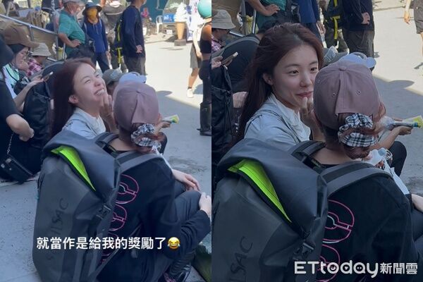 ▲李多慧在災區幫忙。（圖／cheer_1022授權引用）