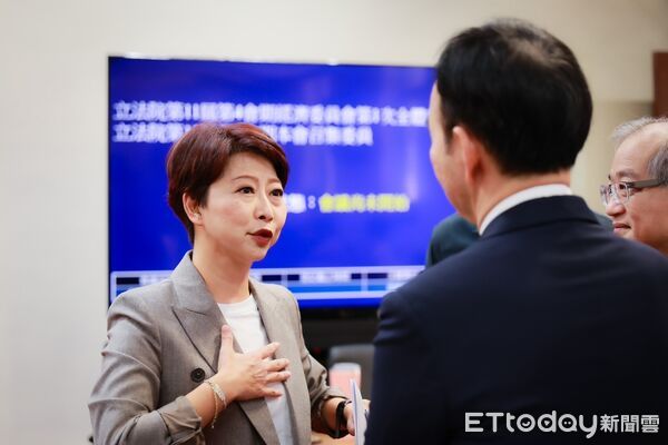 ▲立委陳亭妃當選經濟委員會召委，強調優先顧好台南災後重建經費。（記者林東良翻攝，下同）