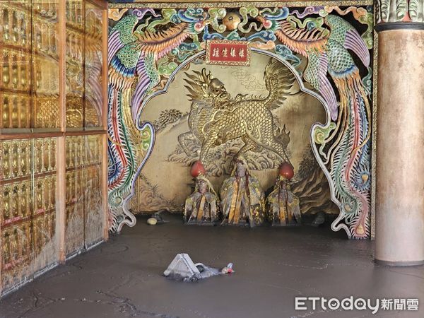 ▲▼保安四遭泥沙淹沒。（圖／保安寺提供）