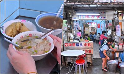 廟東夜市飄香80年扁食老店!每顆手工現包、獨門藥膳四神湯必喝