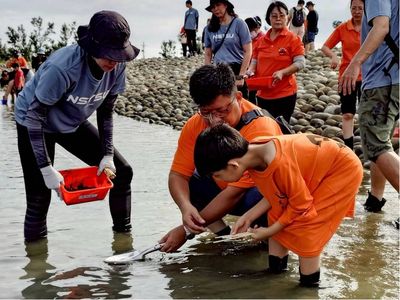 一場保衛「藍碳」的親子共學之旅　南山人壽舉辦「海草復育活動」大手牽小手種下一株株希望