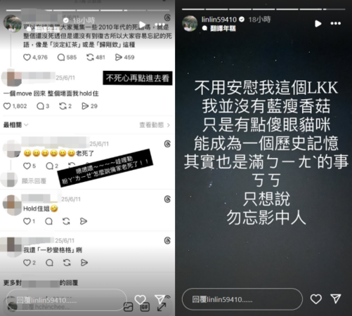 ▲▼網熱議「2010年代死語」驚見Hold住姐金句　釣出本尊：我還沒死透。（圖／翻攝自Instagram／linlin59410）