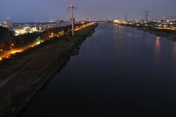 ▲海空搜尋落水女子。（圖／消防局提供）