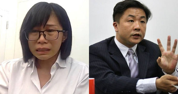 律師呂秋遠捲入私生子風波，與生母林沄蓁律師隔空交火。（圖／翻攝自臉書／作家H、呂秋遠）