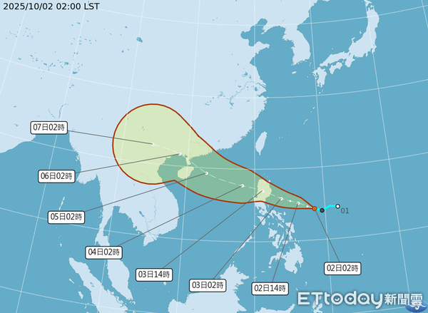 ▲▼             。（圖／氣象署提供）
