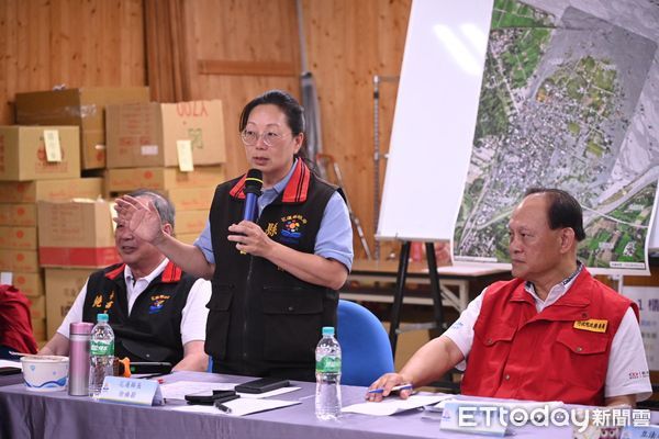 ▲▼花蓮縣政府召開第14次馬太鞍堰塞湖協調及處理工作會議，由縣長徐榛蔚主持。（圖／花蓮縣政府提供，下同）