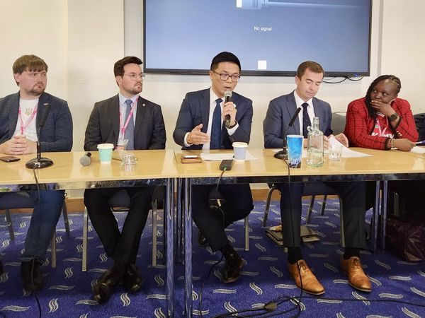 ▲▼英國自由民主黨大會邀請民進黨以姊妹黨身分與會。（圖／民進黨提供）