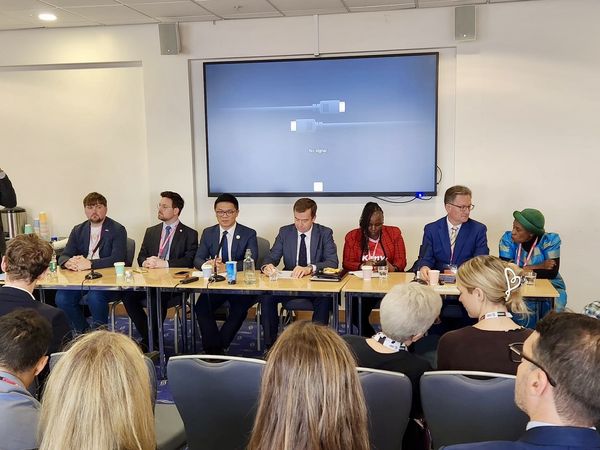 ▲▼英國自由民主黨大會邀請民進黨以姊妹黨身分與會。（圖／民進黨提供）