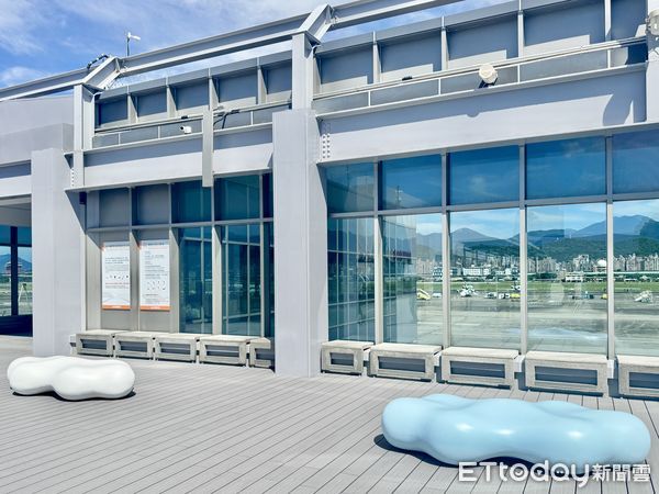 ▲▼松山機場觀景台。（圖／記者周湘芸攝）