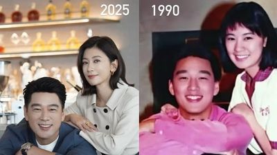 賈靜雯神還原「35年前合照王耀慶」! 合拍陸劇:我們終於又合作