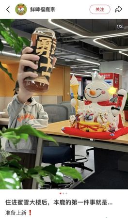 ▲▼蜜雪冰城與福鹿家。（圖／翻攝小紅書）